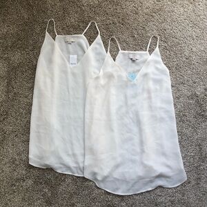 LOFT White and Cream Blouse Set